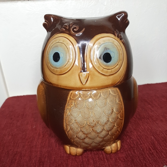 na Other - Owl ceramic cookie jar